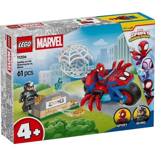 Lego Marvel Spidey vs. Rhino Motorcycle Chase 11206 Slike