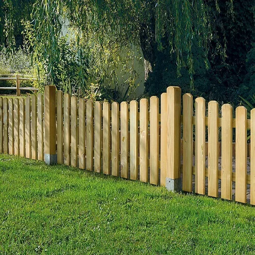 x drvena ograda (180 85/70 cm, Zakrivljena prema dolje)