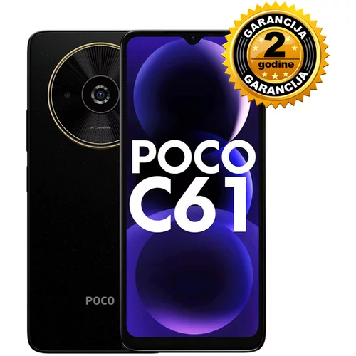 Poco C61 6+128GB MATTE BLACK IND