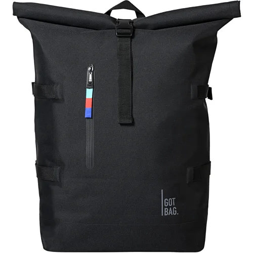 Got Bag Ruksak 'Rolltop' svijetlosiva / crna