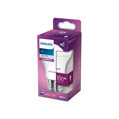 Philips E27 LED žarulja, 12,5W, 1521lm, 4000K, hladno bijela Slike