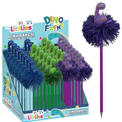 Luna dinosaur pom-pom kemijska olovka u četiri boje 1kom Cijene
