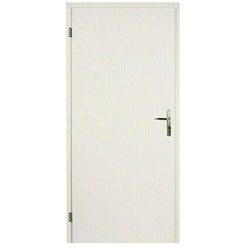 DOORNITE Sobna vrata (D x Š x V: 39 x 750 x 2.000 mm, Bijele boje, DIN graničnik: Lijevo, Središnji položaj: Saće)