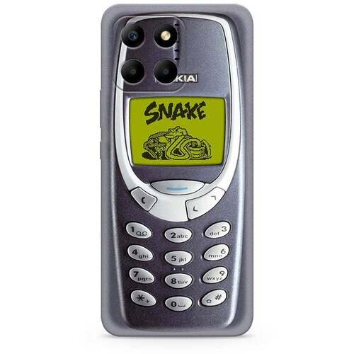 Maska ultra tanki print clear za honor X6 Slike