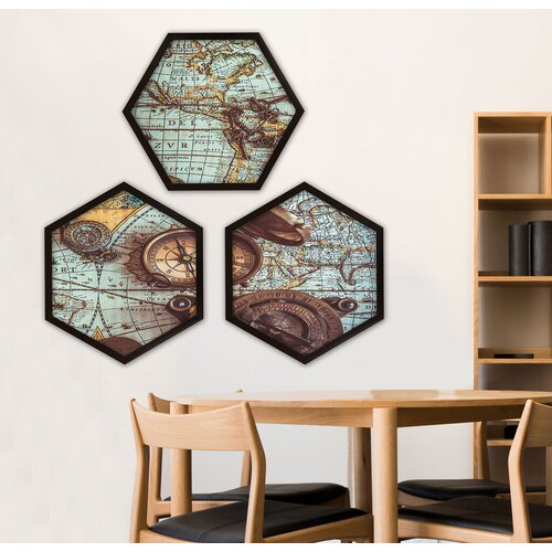 Wallity uramljena slika 6GEN534923662, 35x35 cm, 3 dela Cene