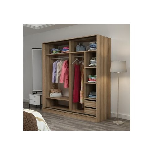 Woody Fashion Ormar Kale-3973, 180x210x52 cm, Bijela Cijene