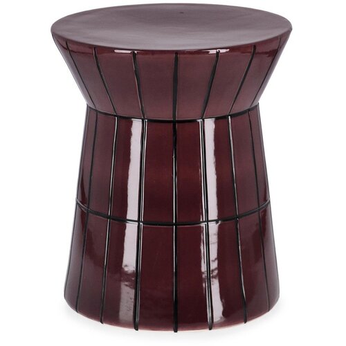 BIZZOTTO Bordo okrugao stolić za kavu keramički &amp;oslash; 38 cm Abbes &amp;ndash; Slike