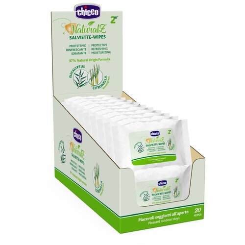 Chicco vlažilni robčki Natural 20 kos Cene