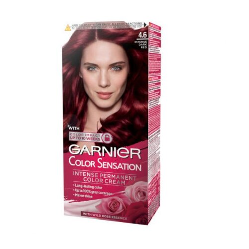 Garnier color Sensation Boja za kosu 4.60 Intense dark red Cene