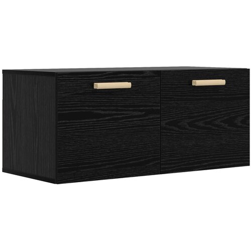  Ormar za Zid Zidna montaža Crni hrast 80 x 36,5 x 35 cm Cene