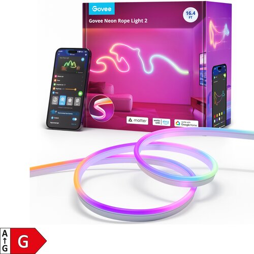 GOVEE Neon Rope svetlobni trak 2 dolžine 5 metrov Slike