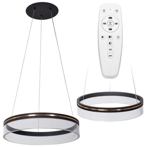 Toolight lampa viseća APP1191-CP 40cm black Slike