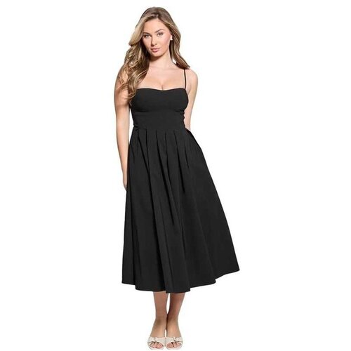 Guess crna midi haljina Cene