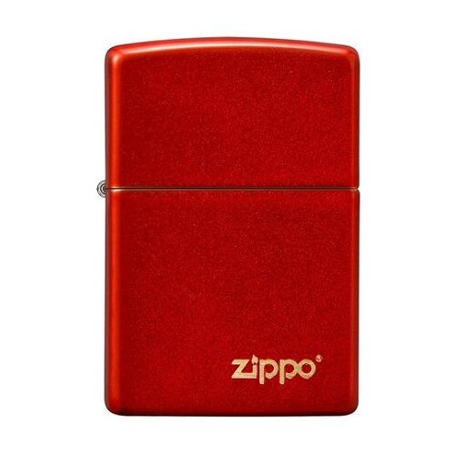 Zippo 49475ZL upaljač -metalik crvena logo Slike