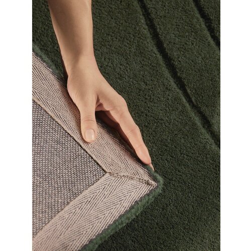 Vikosa Temno zelena ročno tkana volnena preproga 80x150 cm Arcura &amp;ndash; Slike