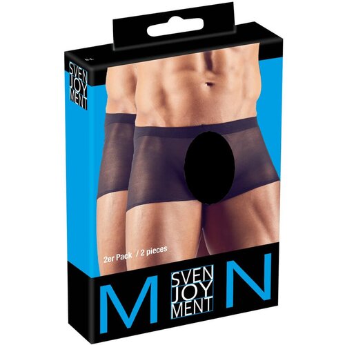 Svenjoyment - prosojni bokserji - črni (2 kosa) S-L Cene