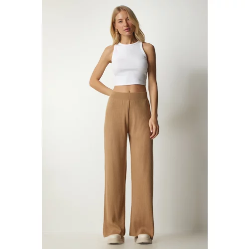 Happiness İstanbul Women's Biscuit Corduroy Sweater Pants