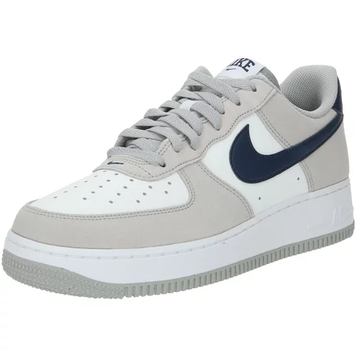 Nike Sportswear Niske tenisice 'Air Force 1' morsko plava / bež siva / bijela