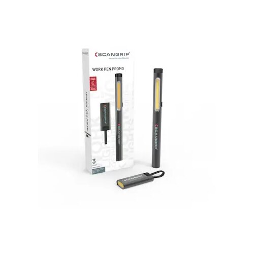 Scangrip set LED lampa WORK PEN 200 R + FLASH MICRO R SC-49.0529 Slike