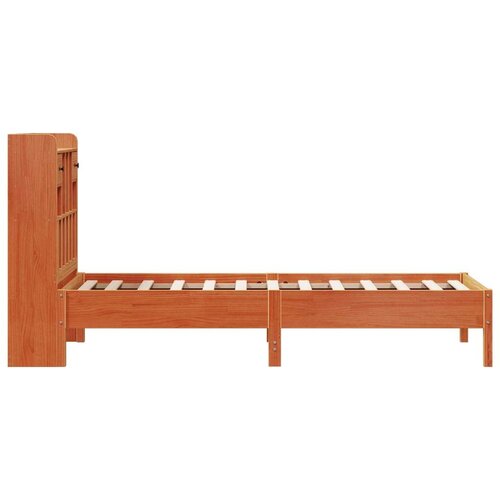  Krevet s regalom za knjige bez madraca 100 x 200 cm od borovine Slike