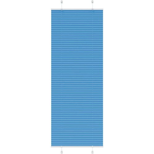 vidaXL Plisirana žaluzija modra 80x200 cm, širina blaga 79,4 cm, poliester, (5000297458) Cene
