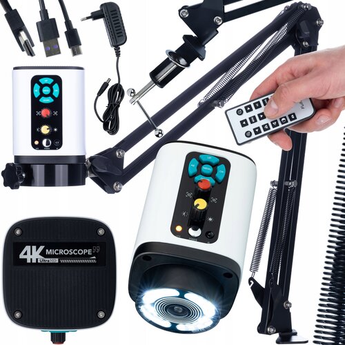 Rosfix Digitalni Mikroskop Altair Provision 4K S Kamero Sony 8.29MP &amp;ndash; HDMI USB, Roko Nosilec, LED 24 Diode, Set Za Delo, (5000212292) Slike