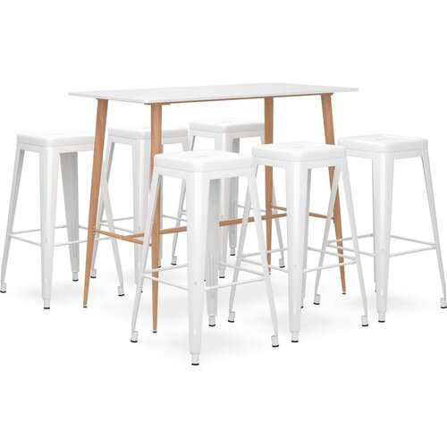  7-dijelni barski set bijeli Cijene