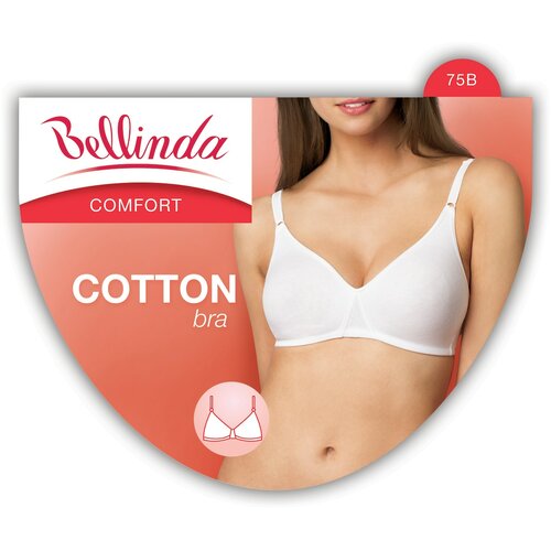 Bellinda Non-Reinforced White Cotton Bra Slike