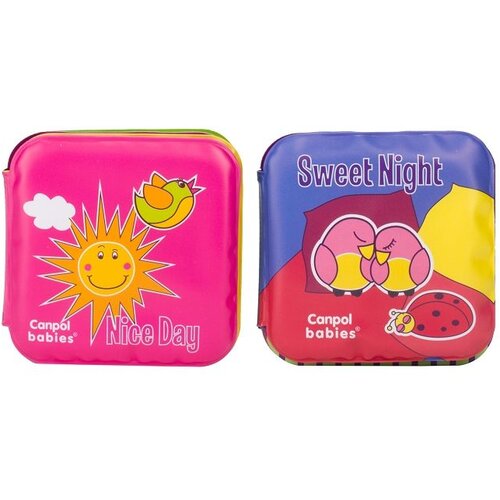 Canpol babies igračka mekana knjiga - day & night 74/014 Slike