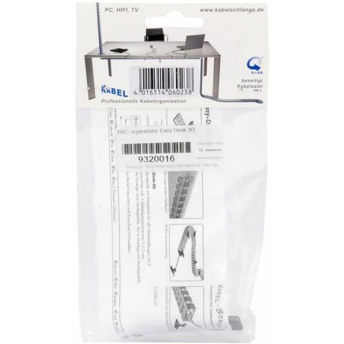 Boschmann Element za spajanje dve fleksibilne kanalice Easy Desk 3G crni Slike