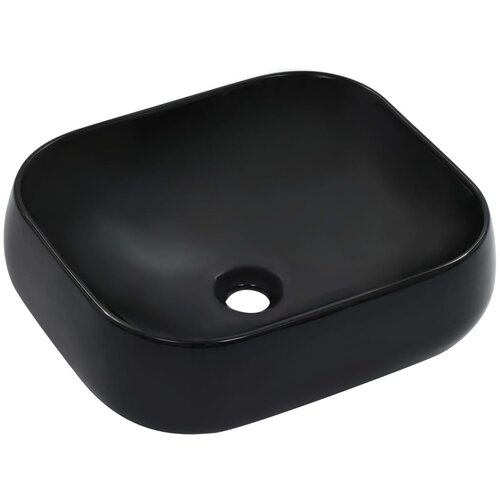 vidaXL Umivaonik 44,5 x 39,5 x 14,5 cm keramički crni Cijene