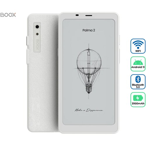 Boox E-bralnik Palma2, 15,5 cm (6,1"), 6 GB + 128 GB, bel, (5000004949) Cene