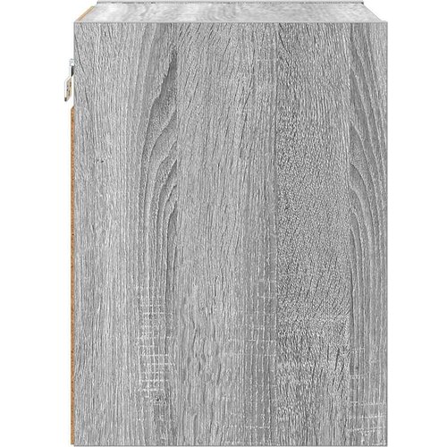VidaXL viseći ormarić s policom riga siva sonoma 30 x 29,5 x 40 cm Slike