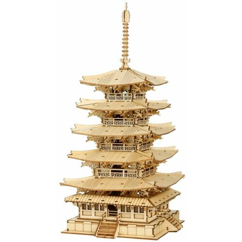 Robotime five-storied pagoda maketa Slike