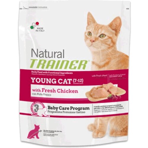 Trainer Hrana za mlade mačke Natural Young Cat, Piletina - 1.5 kg Cene