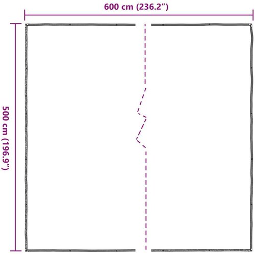  s rupama *Transparent*an 5 x 6 m Polietilen - 5 x 6 m Slike