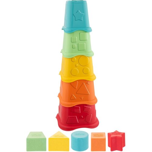 Chicco Eco+ 2in1 Stacking Cups ča&amp;scaron;ice za slaganje 6-36 m 10 kom Slike