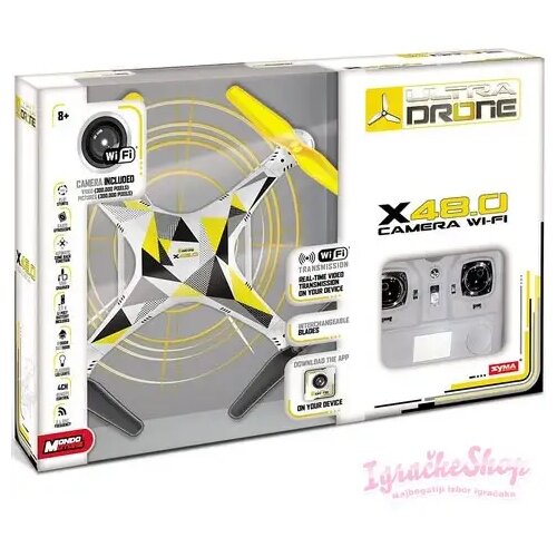 Mondo Toys RC X48.0 Wi-Fi Camera Quadrocopter na daljinsko upravljanje - Syma Cijene