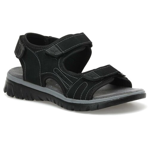 KINETIX Sandals - Black - Flat Cene