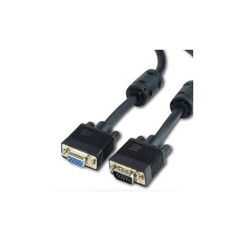  SVGA kabl, 1.8m 15M-15F dual-shielded + 2xFerr, GEMBIRD CC-PPVGAX-6B Slike