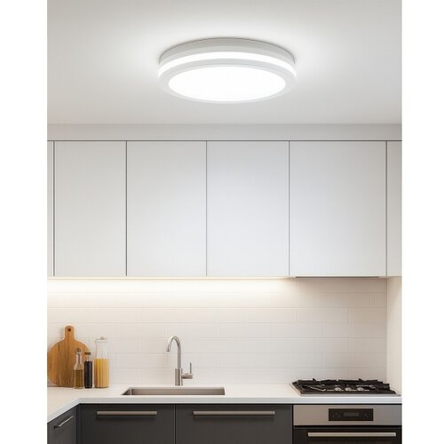  LED stropna svetiljka sa senzorom pokreta LED/20W/230V 3000/4000/6500K IP54 bela Slike