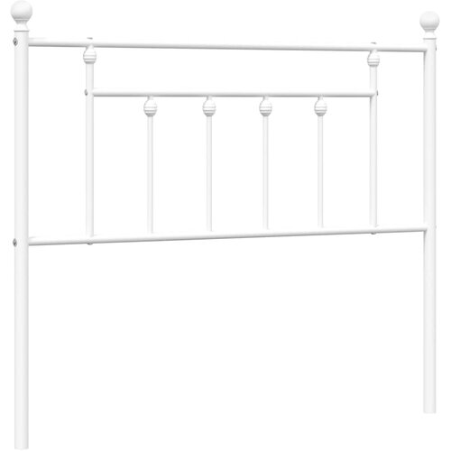  Metalno zamjensko uzglavlje bijelo 107 cm Slike
