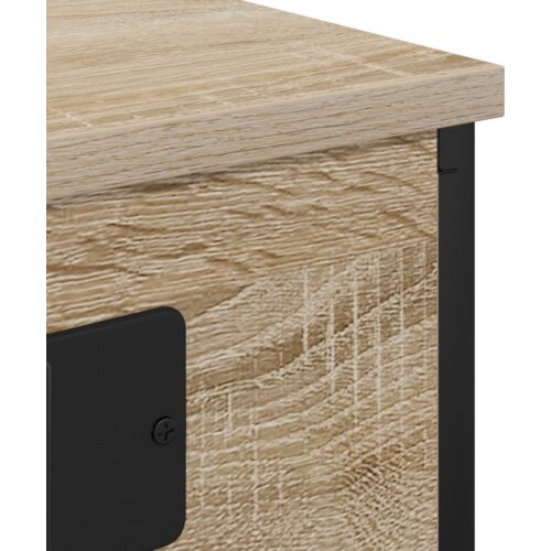 vidaXL Nočna omarica sonoma hrast 41 x 31 x 51 cm Konstruiran les Cene
