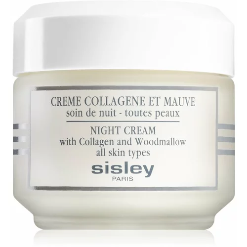 Sisley Night Cream with Collagen and Woodmallow učvrstitvena nočna krema s kolagenom 50 ml