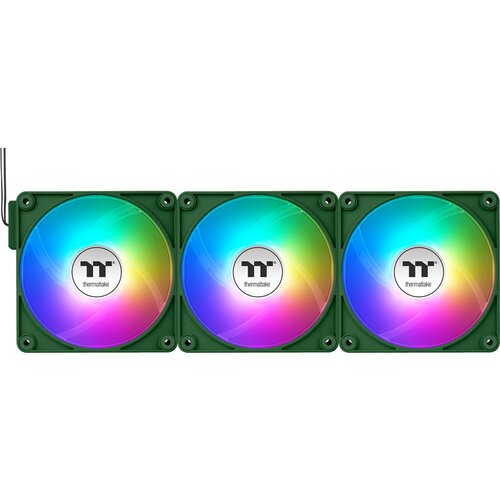 Thermaltake 140mm CT140 EX ARGB Sync PC Cooling Fan Racing Green 3 Pack Cijene