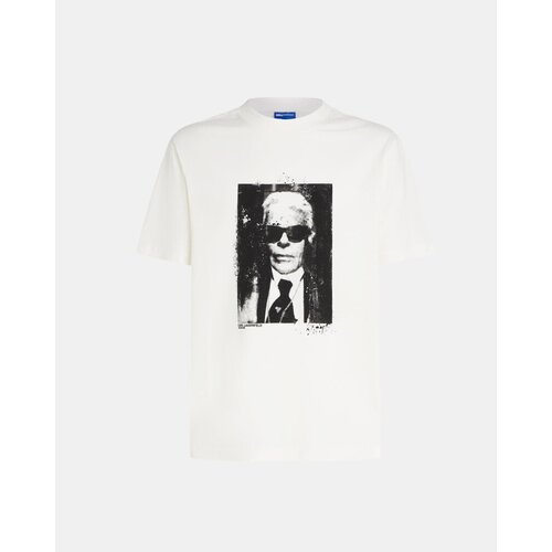 Karl Lagerfeld Majice s kratkimi rokavi B3M17006 Bela Cene