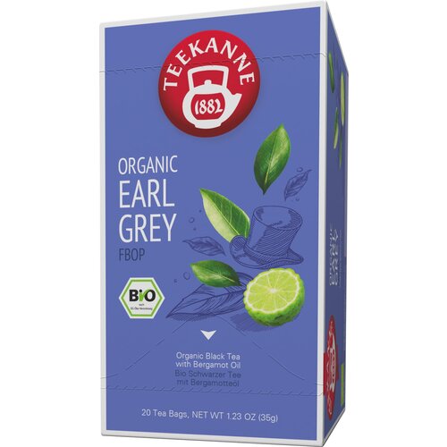 Teekanne Bio Organic Earl Grey - 20 dvoprekatnih vrečk Slike