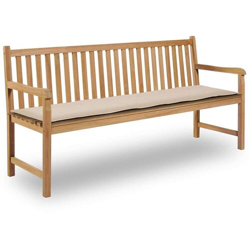  Jastuk za vrtnu klupu krem 180 x 50 x 3 cm od tkanine Oxford Cijene