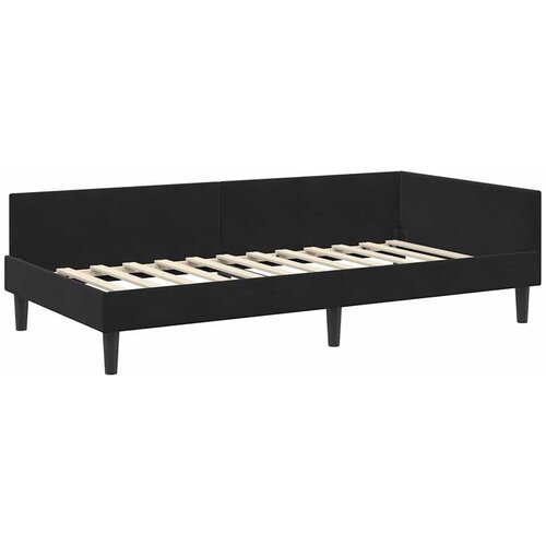  Kutni krevetni okvir s madracem 2 kom. Crna 100 x 200 cm Bar&amp;scaron;un Slike