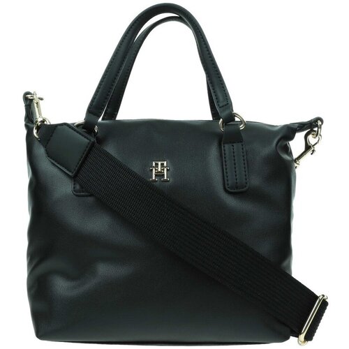 Tommy Hilfiger Nakupovalne torbe Poppy Plus Small Tote Črna Slike